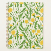 Dandelions, vert, jaune et blanc (Devant)