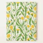 Dandelions, vert, jaune et blanc (Dos)