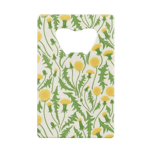 Dandelions, vert, jaune et blanc (Dos)