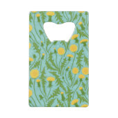 Dandelions, vert, jaune et bleu (Devant)