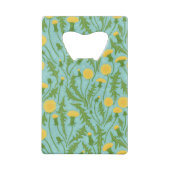 Dandelions, vert, jaune et bleu (Dos)