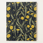 Dandelions, vert, jaune et noir (Dos)