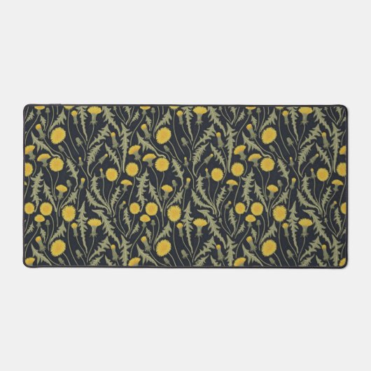 Dandelions, vert, jaune et noir (Recto)