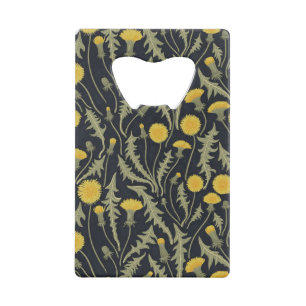 Dandelions, vert, jaune et noir