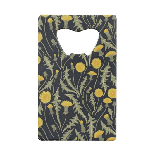 Dandelions, vert, jaune et noir (Dos)