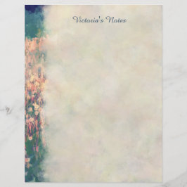 Dandelionveld vernissen met botanische verf