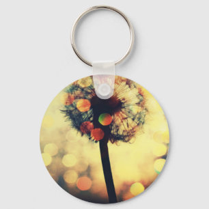 dandelium dromen sleutelhanger