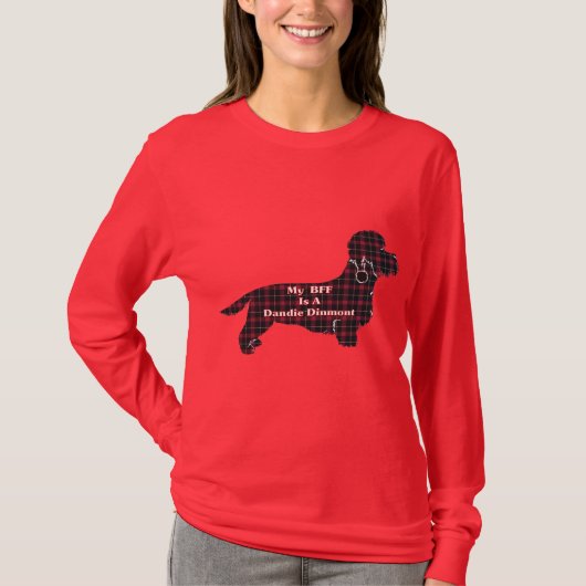 Dandie Dinmont Terrier BFF T-shirt (Voorkant)