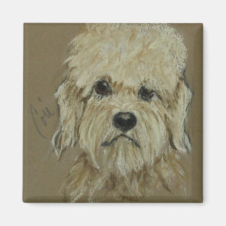 Dandie Dinmont Terrier Hond Art Magnet Magneet