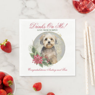 Dandie Dinmont Terrier Honden Huwelijks Servetten