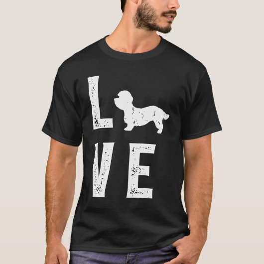 Dandie Dinmont Terrier Love  1 T-shirt (Voorkant)