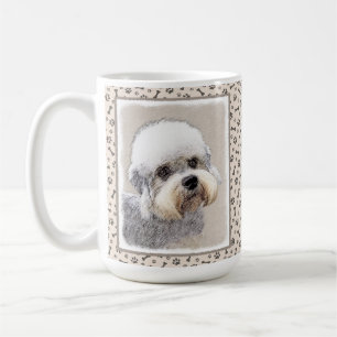 Dandie Dinmont Terrier Painting Original Dog Art Koffiemok