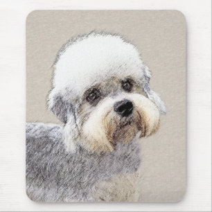Dandie Dinmont Terrier Painting Original Dog Art Muismat