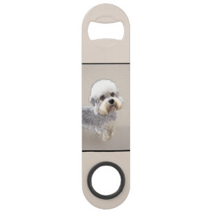 Dandie Dinmont Terrier Painting Original Dog Art Speed Flessenopener