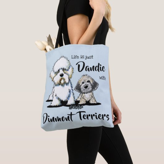 Dandie Dinmont Terriers Draagtas (Dichtbij)
