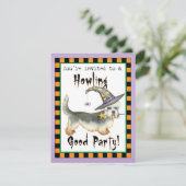 Dandie Witch Uitnodiging (Staand voorkant)