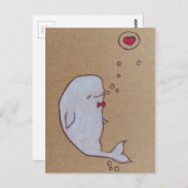 dandy beluga briefkaart (Voorkant / Achterkant)