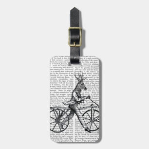 Dandy Deer op de fiets Bagagelabel
