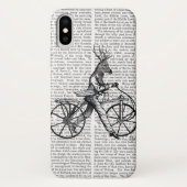 Dandy Deer op de  fiets Case-Mate iPhone Case (Achterkant)