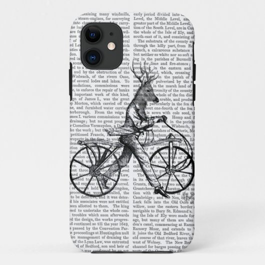 Dandy Deer op de  fiets Case-Mate iPhone Case (Achterkant)
