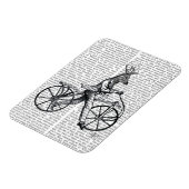 Dandy Deer op de  fiets Magneet (Linkerzijde)