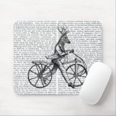 Dandy Deer op de fiets Muismat (Met muis)