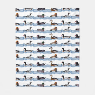 Dandy Ducks Fleece Dekbed (kies kleur) Deken