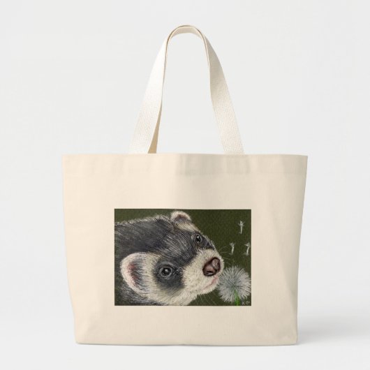 Dandy Ferret Grote Tote Bag (Voorkant)