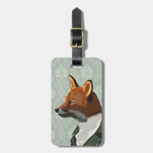 Dandy Fox Portrait 2 Bagagelabel