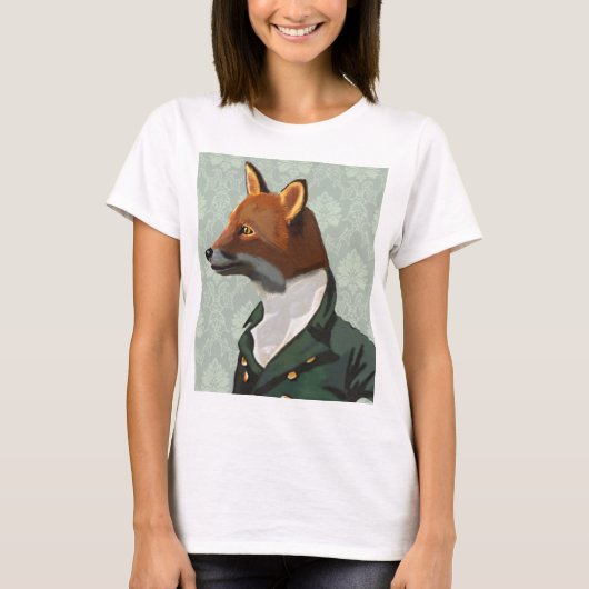 Dandy Fox Portrait 2 T-shirt (Voorkant)