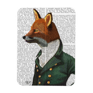 Dandy Fox Portrait Magneet