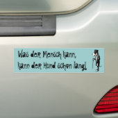 Dandy Great Dane gepersonaliseerd Bumpersticker (Op auto)