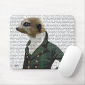 Dandy Meerkat Portrait Muismat (Met muis)