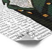 Dandy Meerkat Portrait Poster (Hoek)