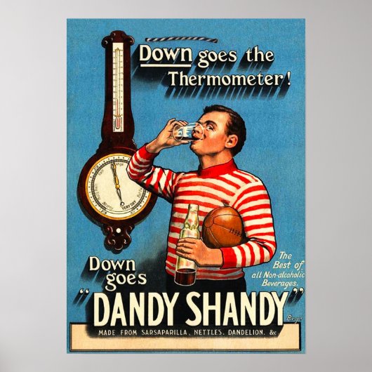 Dandy Shandy Rugby Print (Voorkant)