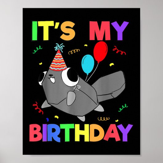 Dandys World Pebble Verjaardag Decoratie voor Kind (Voorkant)