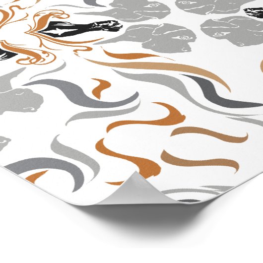 Dane Pattern Poster (Hoek)