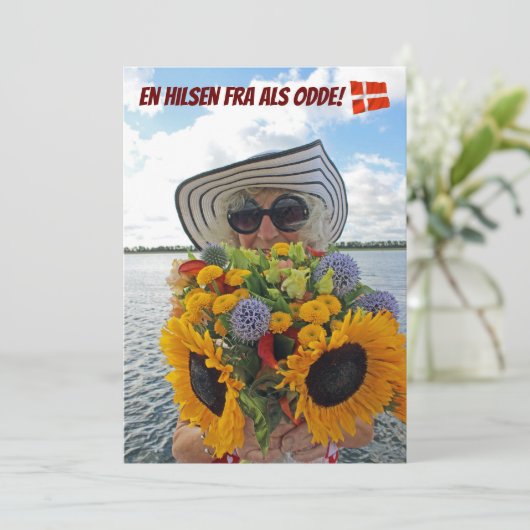 Danemark, Als Odde Carte de vœux ! (Debout devant)