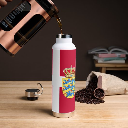 Danemark Bouteille isolée, Drapeau danois (Gym)