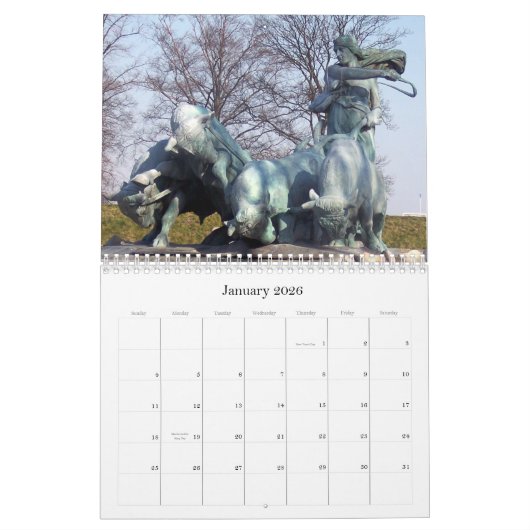 Danemark - Calendrier 2020 (Jan 2026)