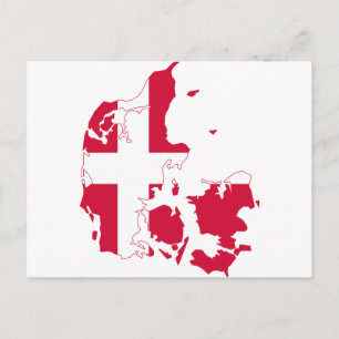 Danemark Carte Drapeau DK