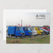 Danemark Cartes de voeux ! (Devant / Derrière)