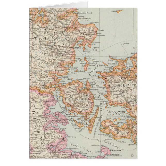 Danemark - Denemarken Map (Voorkant)