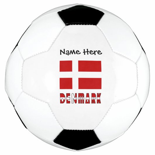Danemark Drapeau Danois Personnalisé (Devant)
