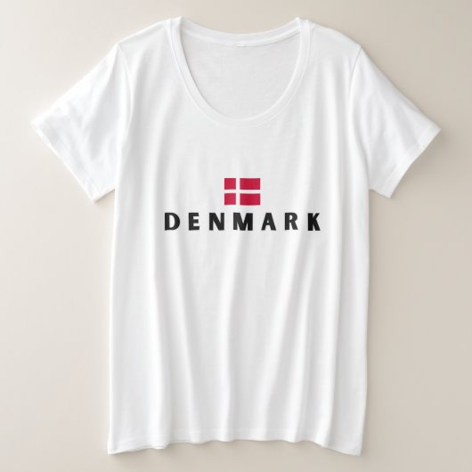 Danemark moderne scandinavie Drapeau Pays Souvenir (Design devant)