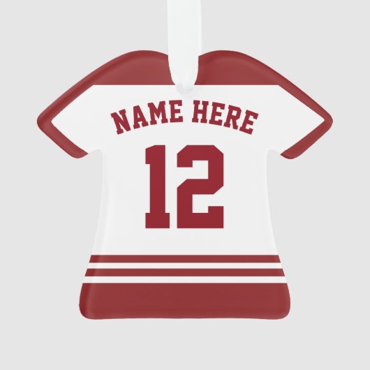 Danemark Nom et numéro Jersey Logo (dos)