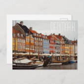 Danemark, rue Nyhavn Carte postale (Devant / Derrière)