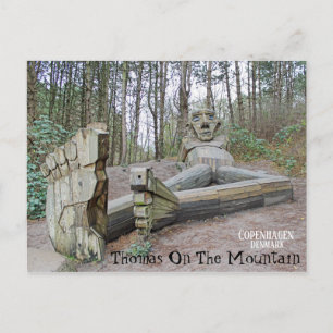 Danemark, Thomas Sur La Carte Postale Montagne !