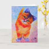 Dang ! Carte de vœux (Fleur jaune)