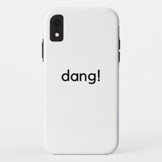 Dang. Case-Mate iPhone Case (Achterkant)